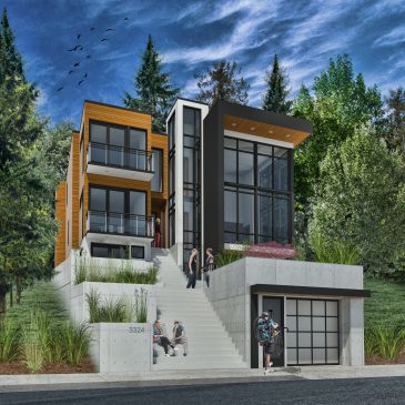 SW Hillside Home – Updated rendering